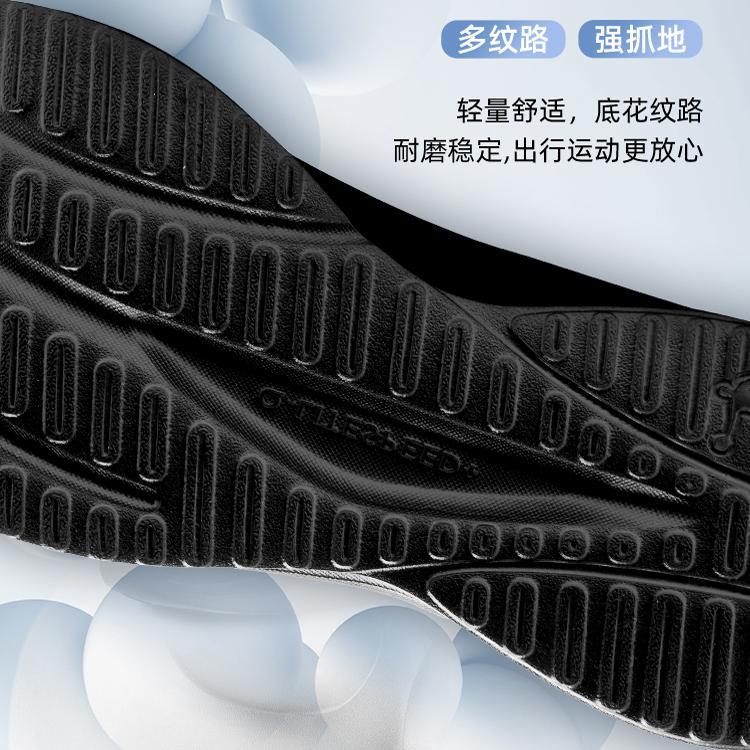 Jordan men's summer new running shoes with mesh, breathable, lightweight, soft-soled and shock-absorbing black running shoes for men details Picture