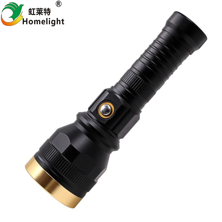 New T6 Strong 26650 high-power fixed-focus long-range aluminum alloy flashlight LED outdoor searchlight and cave exploration lamp Specification image