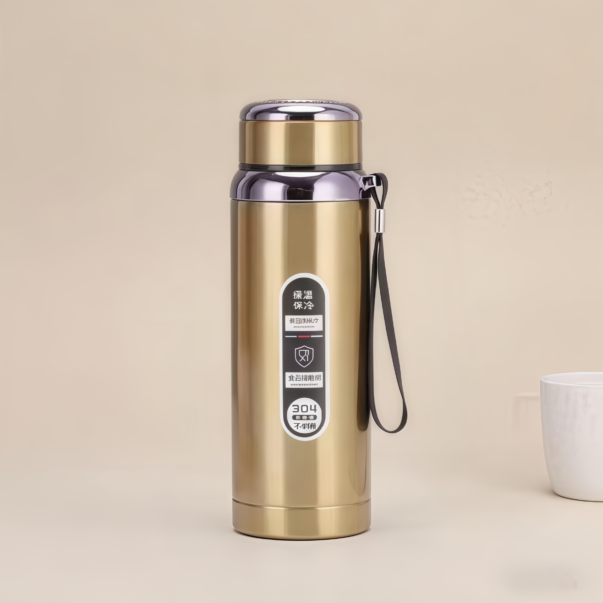Household 316 stainless steel insulated cup, large-capacity star pot, insulated water cup, tea brewing cup, outdoor sports water bottle Specification image
