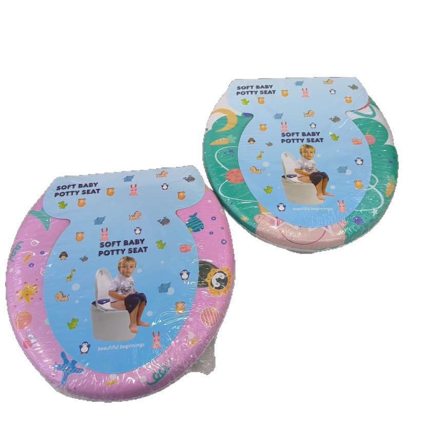 Simple baby and children's toilet seat, children's hand-held toilet seat, anti-slip baby toilet pad, bathroom Item Picture