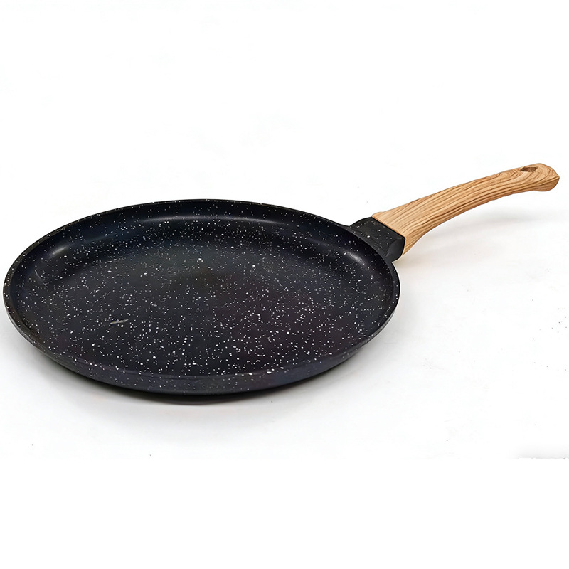 Cross-border bestsellers: Tourmaline pizza plate, multi-layer flat non-stick pan, household crepe pan, cake crust, breakfast egg frying pan Item Picture