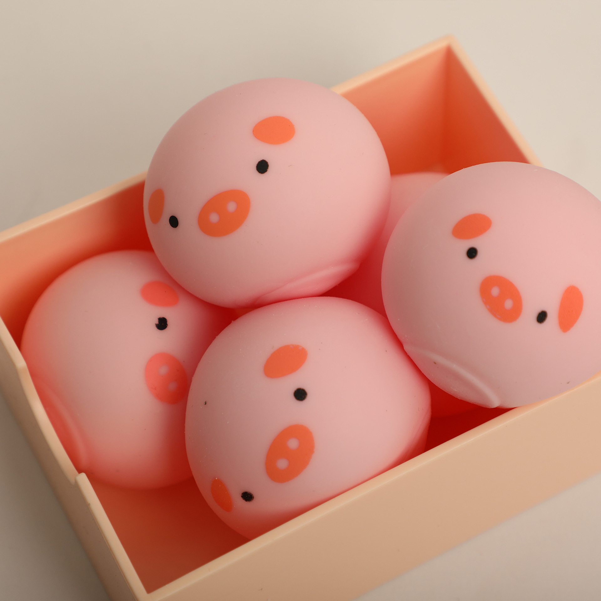 Dibujos animados pinchadas lindo piggy pack estilo pinchado divertido divertido descompresión descarga juguetes para niños venta al por mayor Specification image