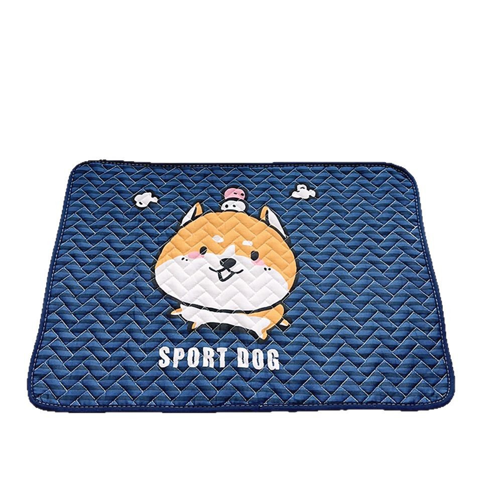 Cartoon anti-slip floor mat, pure cotton absorbent quilted foot mat, thickened machine washable kitchen floor mat, breathable pet mat, carpet Item Picture
