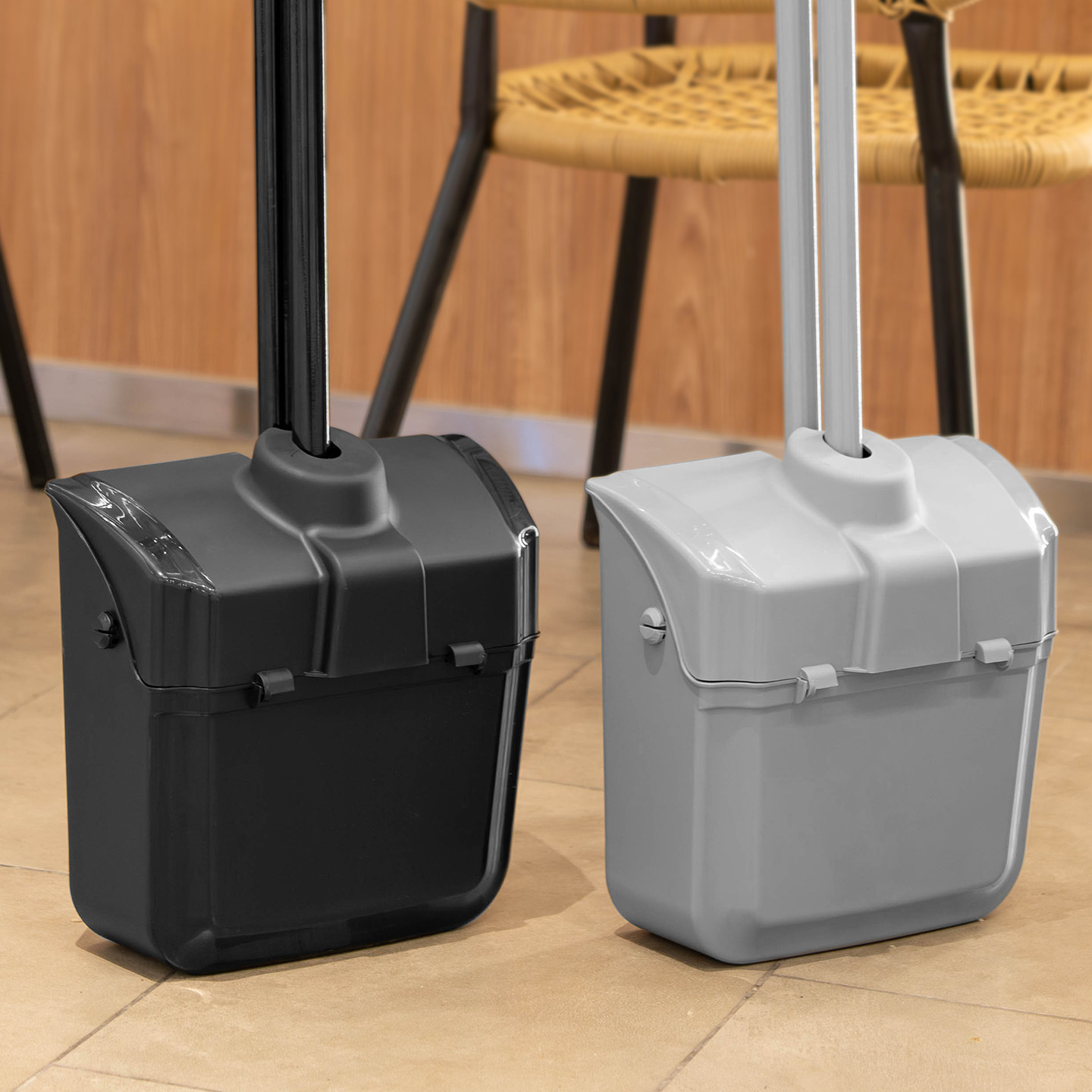 Outdoor courtyard broom and dustpan set, cleaning and sanitation sweeping broom, hotel and restaurant windproof garbage shovel Application Scenario