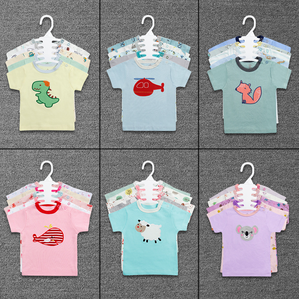 2025欧美宝宝衣服跨境专供新款短袖T恤外贸爆款速卖通wish热卖