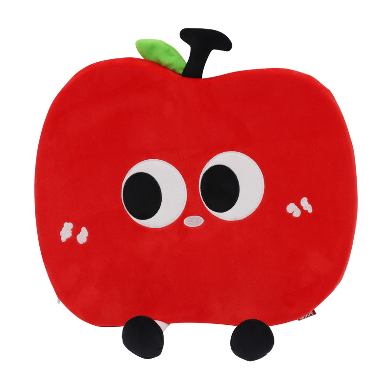 Cartoon cute apple seat cushion, Kanglewu high-density sponge-filled chair cushion, square custom made Item Picture