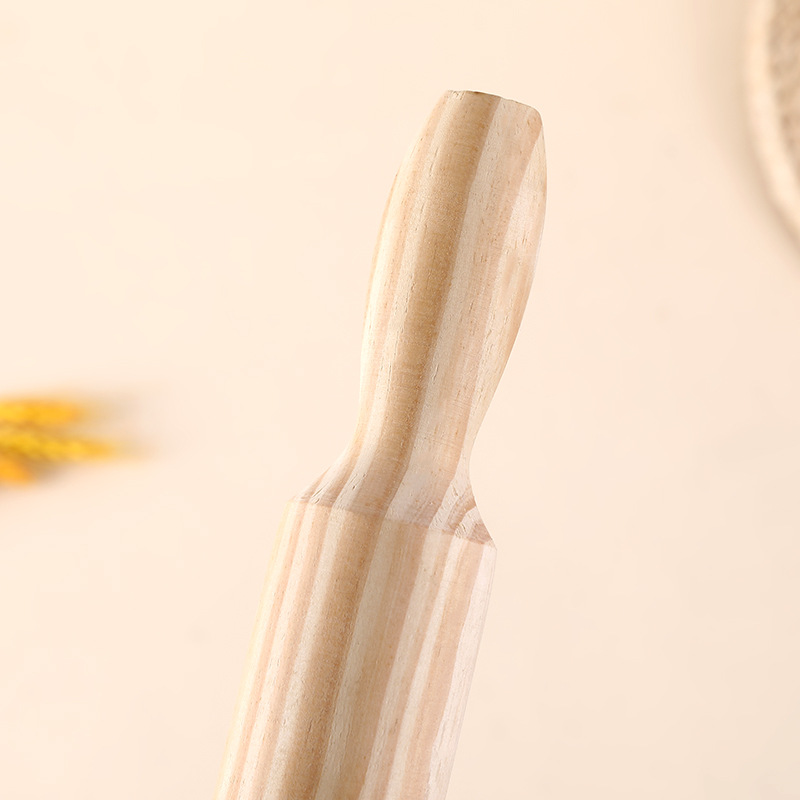 New Spring Festival rolling pin, parent-child interactive dumpling-making, stone and wood rolling pin, household roller non-stick rolling pin Application Scenario