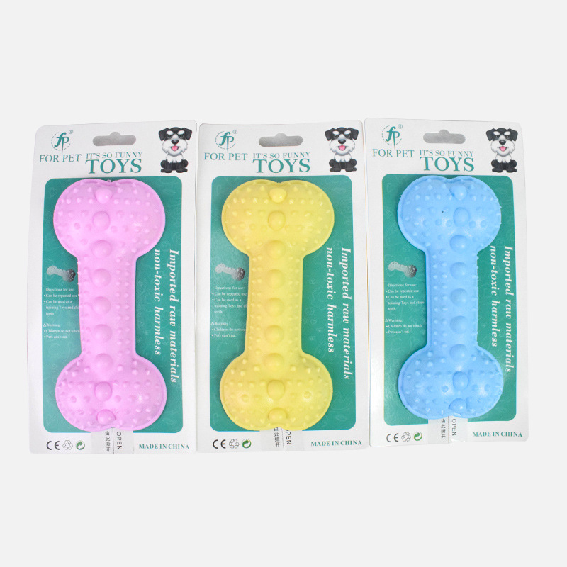 Macaron-colored dog toys, biting and bone-resistant dog educational toys, pet food leakage toys, one-piece consignment Application Scenario