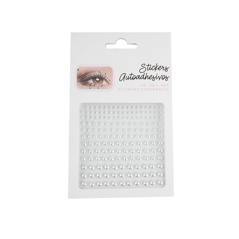 In stock: 34568 pearl stickers, diamond stickers, fake nose studs, lip studs, performance-shaped diamond stickers, facial nail art accessories Item Picture