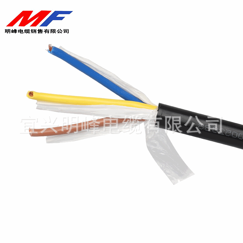 RVV cable, 2-core 4-square copper core national standard sheathed wire, 3-core 6-phase power cord, 2.5 household flexible wire Application Scenario
