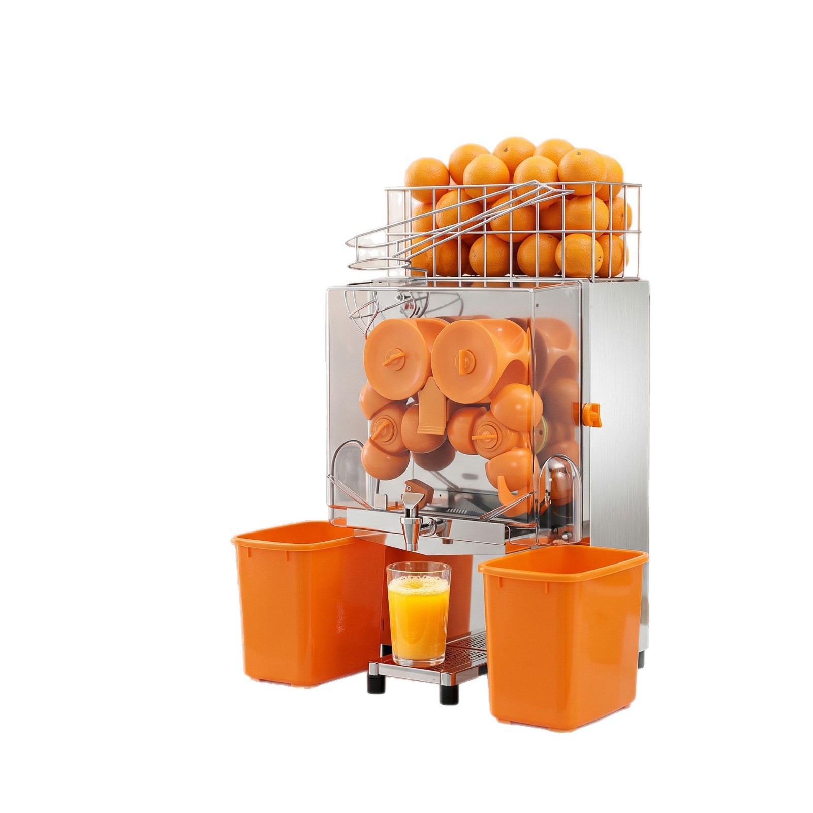 Cross-border foreign trade commercial fully automatic fresh orange juicer, electric orange and grapefruit press, milk tea shop freshly squeezed machine Item Picture