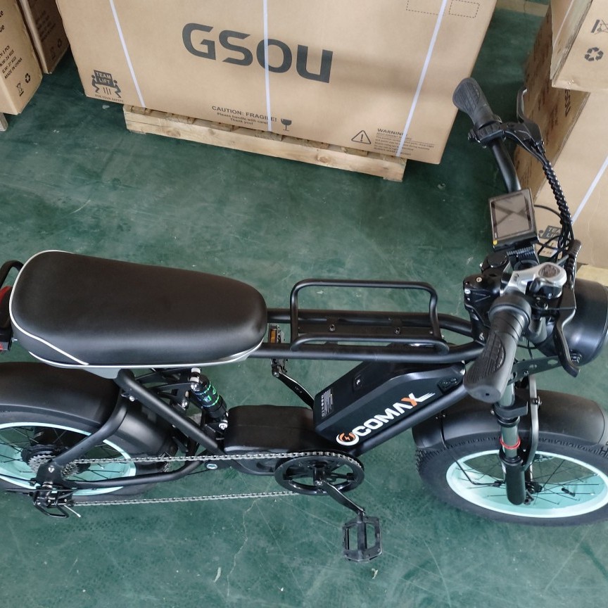 Cross-border DirtBike 18-inch super520t2 Fat tire 4.0 electric lithium battery-powered off-road bicycle Item Picture