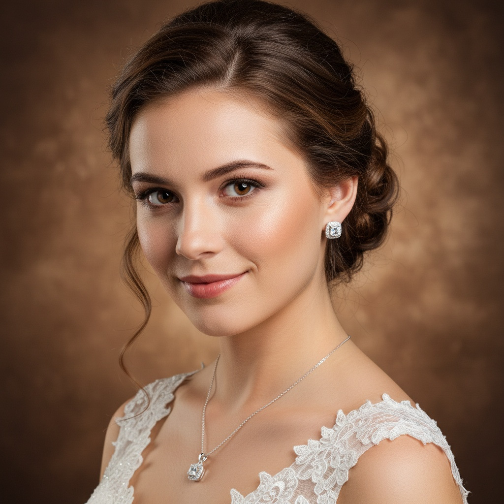 亮雅丽人锆石耳环项链女简约时尚个性奢华吊坠时尚锁骨链项链批发LJT6215格蒂莎锆石项链珠宝首饰宴会礼服饰品