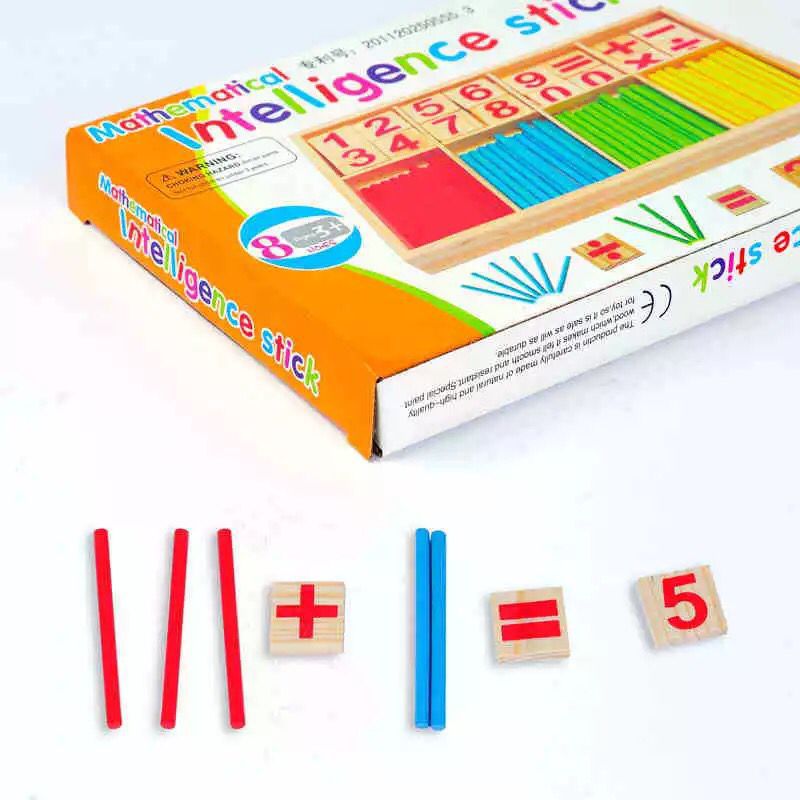Children's digital stick arithmetic learning box, early education math teaching aid for primary school students, and educational wooden toys for kindergartens Application Scenario