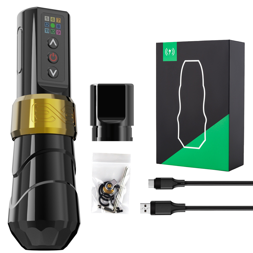 shanilak 三代无线充电纹身笔马打机便携带刺青纹绣一体机器材