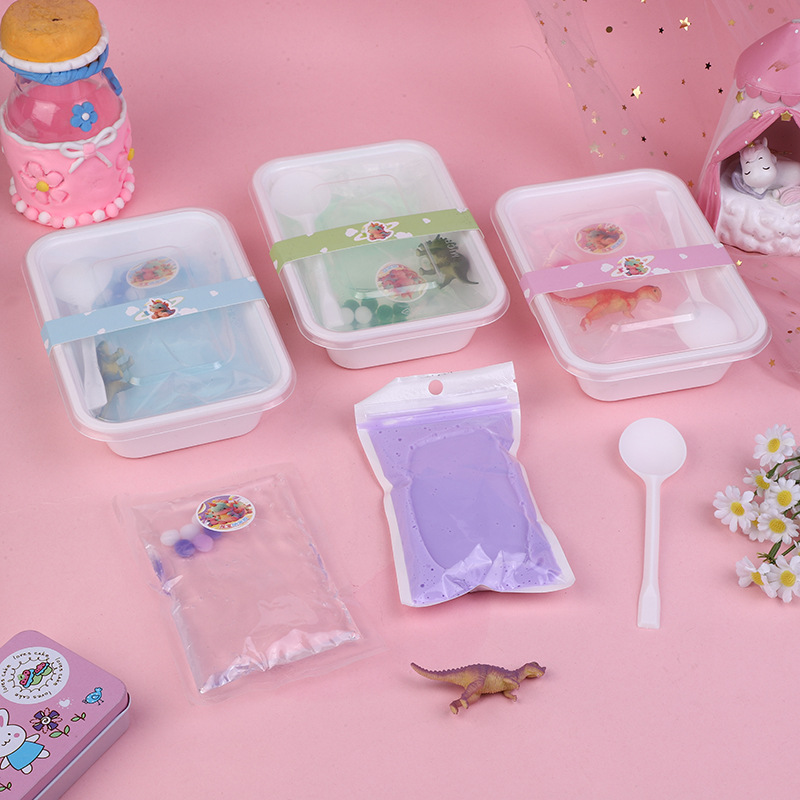 Wholesale children's fun cartoon Longbao nano glue stress-relieving slime squeezing and venting magic tool, children's diy handicraft Application Scenario