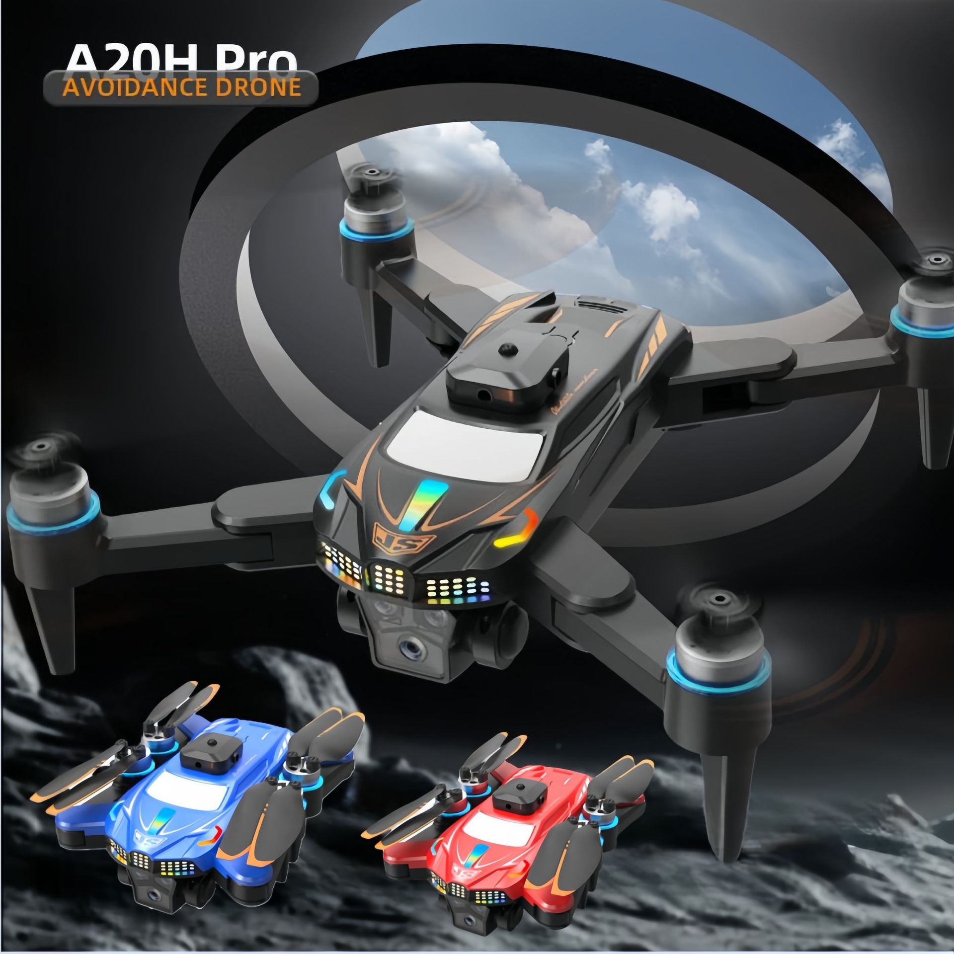 无人机/无人机航拍机/无人机遥控飞机/无人机飞行器/大疆无人机白底实物图