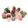 Natural stone, crystal, loose beads, large-hole bucket beads, oval beads, DIY jewelry, string beads, spacer beads Item Picture