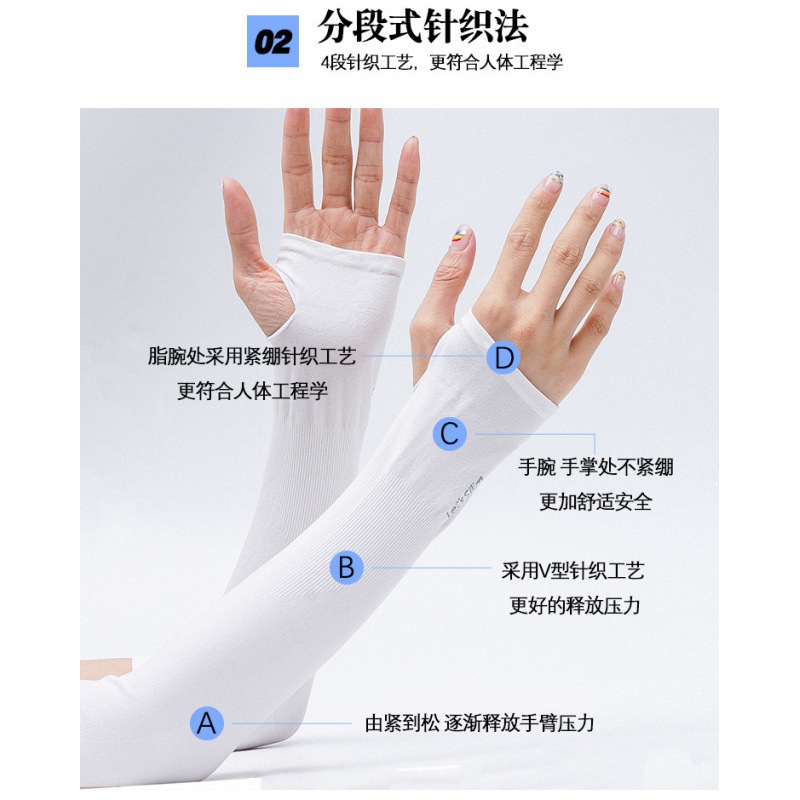 Women's ice sleeve sun protection sleeves, men's sun protection sleeves, cool summer sun protection hand sleeves, men's and women's driving ice sleeve arm guards Application Scenario