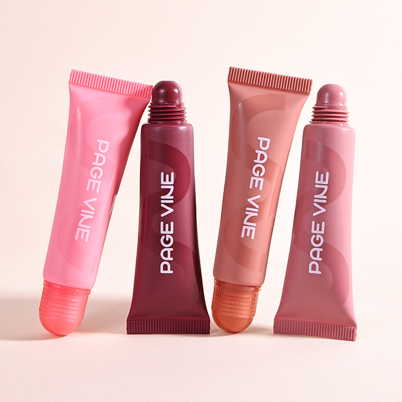跨境彩妆 PAGE VINE爆款品牌平替唇釉套装滋润补水保湿外贸美妆