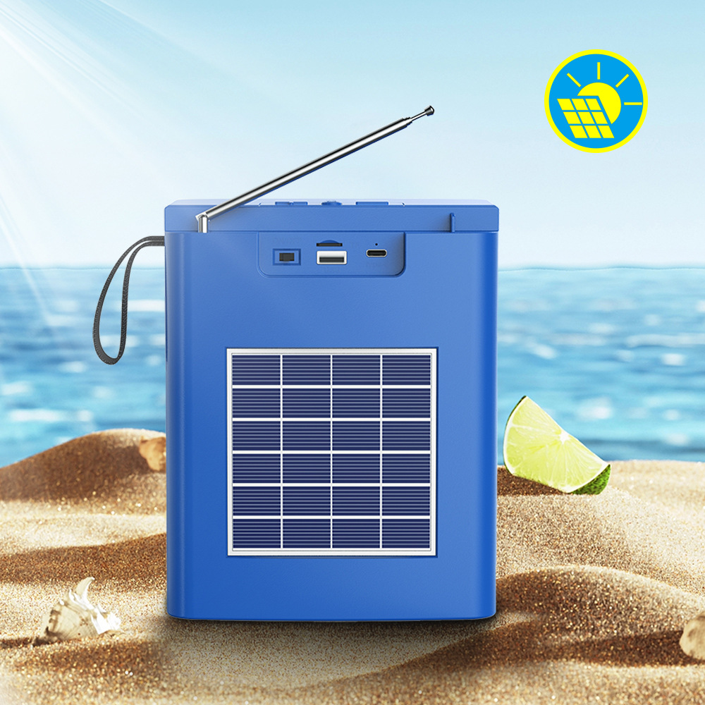 Le Xiangyu cross-border Bluetooth speaker Outdoor high-volume solar player card insertion affects the speaker solar outdoor speaker Specification image
