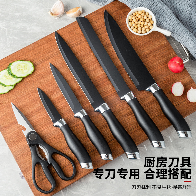 Cross-border best-selling new knife set of 20 pieces, non-stick pan high-temperature resistant kitchen silicone kitchenware combination details Picture