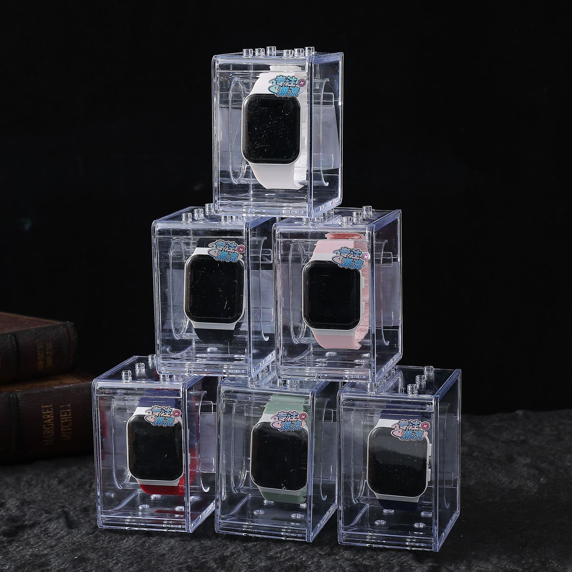 电子手表LED手环防水运动表通用男女时尚简约时尚学生腕表数字表