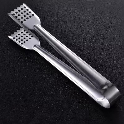 【 Low Price Wholesale 】 Stainless Steel Large Square Perforated Food tongs, bread tongs and barbecue tongs manufacturer
