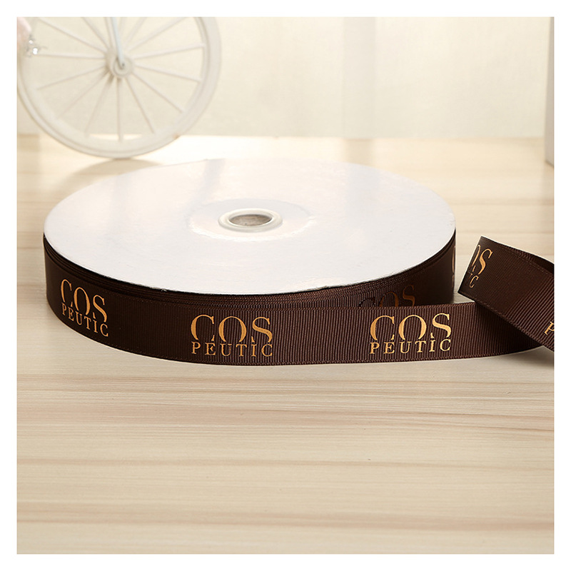 Wholesale of threaded tape, ribbon, heat-set, gold-embossed webbing, three-dimensional printed webbing, clothing accessories, packaging, gift tapes Item Picture