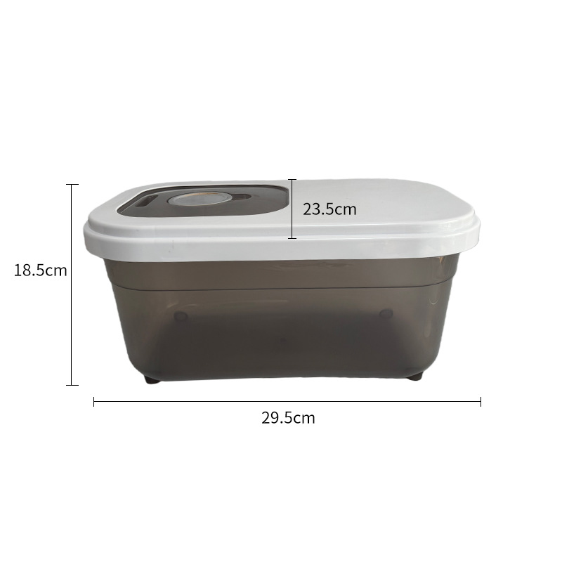 高颜值家用密封米桶32斤22斤装透明防虫防潮储米桶厨房杂粮收纳桶产品图