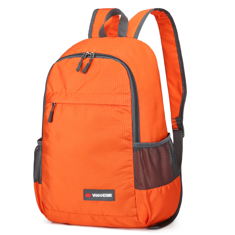 A new cross-border folding bag for outdoor casual backpacks, it is fashionable, lightweight and has a large capacity. The bag can be printed with a logo Item Picture
