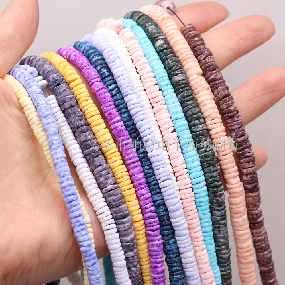 Natural shell round pieces, white horseshoe snail spacers, bracelets, earrings, loose beads, diy jewelry, beaded materials wholesale Application Scenario