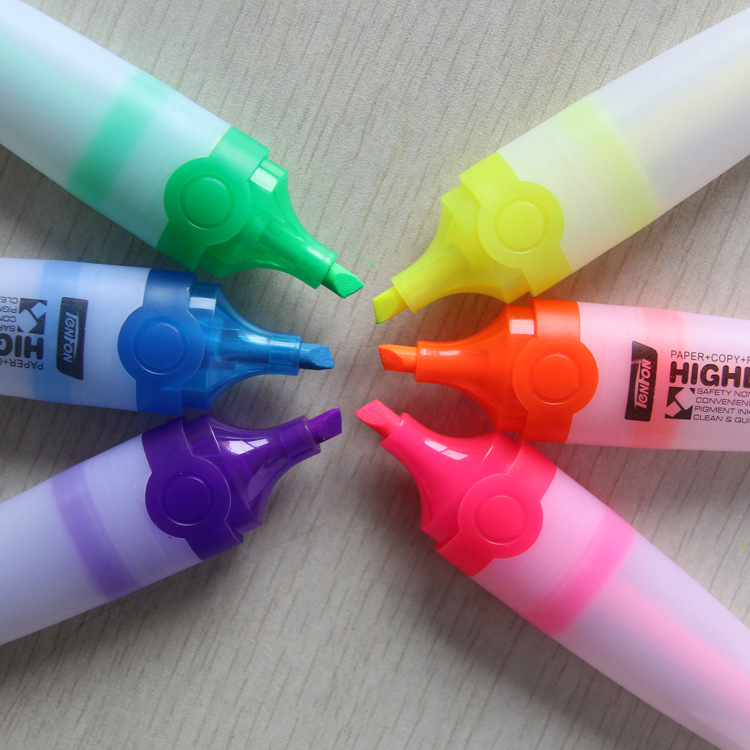 Tianfeng Highlighter 2250 Flat Highlighter, export Highlighter wholesale Specification drawing