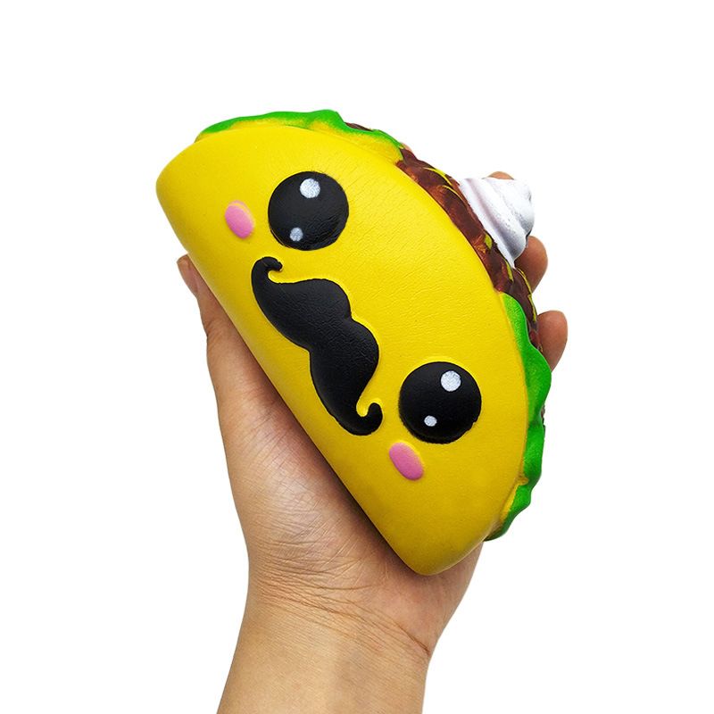 squishy Slow Rebound PU foam toy simulation sandwich cookie food model display prop, stress-relieving and educational Application Scenario