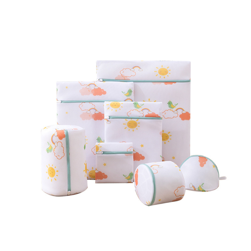 三明治印花洗衣袋加厚双层文胸内衣护洗袋机洗专用防变形护洗网袋