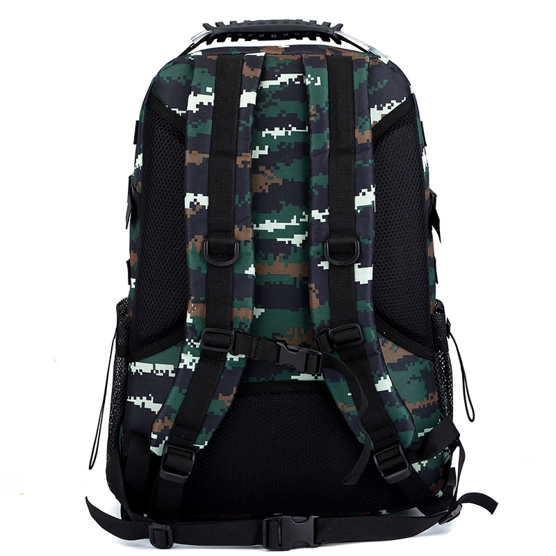 Wholesale of outdoor camouflage backpacks, water-resistant nylon fabric, multi-purpose sports tactical backpacks for men details Picture