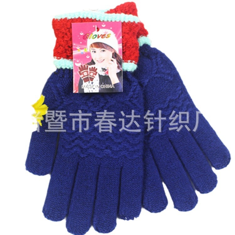 Wholesale of outdoor fashionable and warm magic knitted gloves with multiple patterns and jacquard patterns from the manufacturer Item Picture