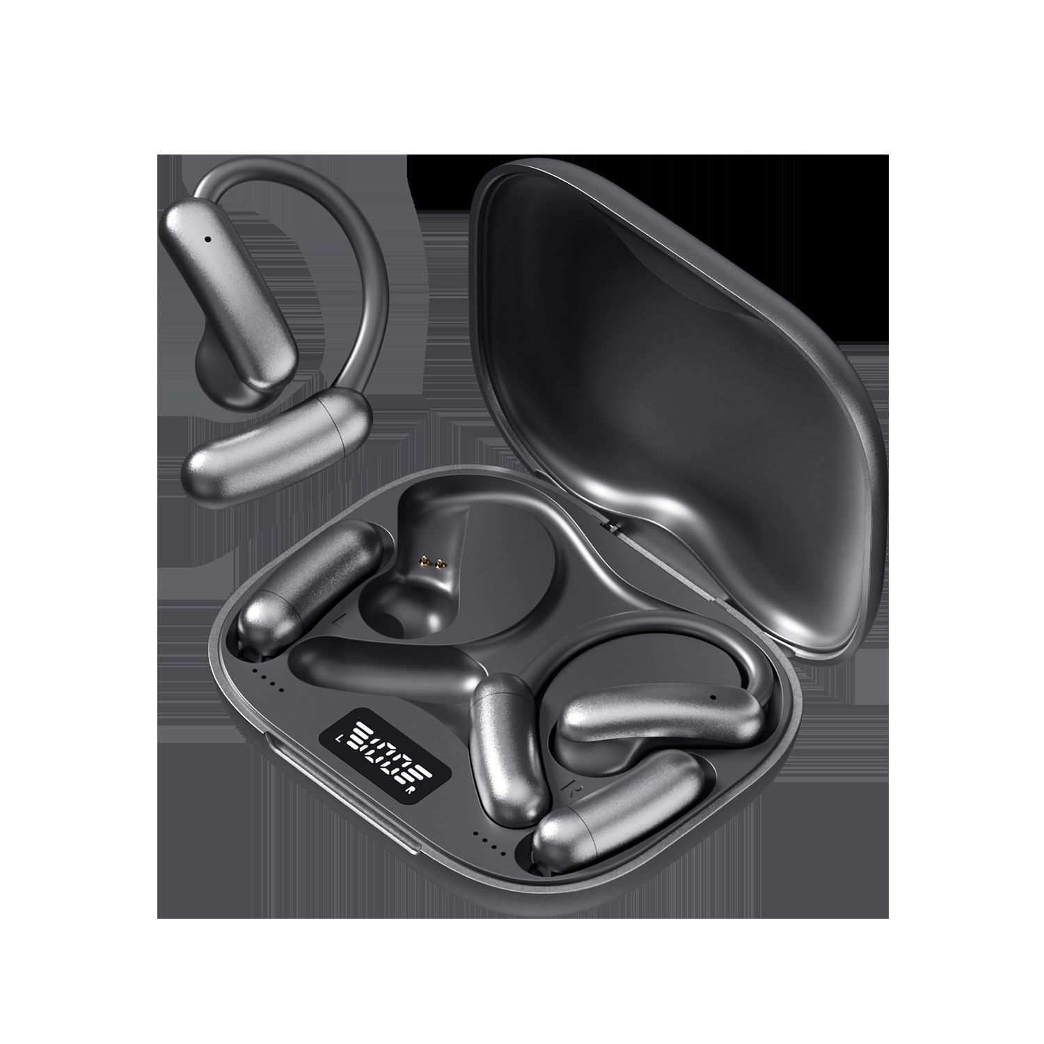 M143 Replaceable Battery OWS Open Bluetooth Headphones, a cross-border bestseller with a non-in-ear rotating spare battery Item Picture