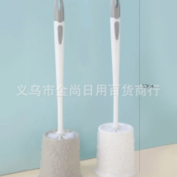 New long-handled toilet brush with base set, bathroom brush, toilet stainless steel cleaning brush, toilet cleaning brush, brush holder Specification image