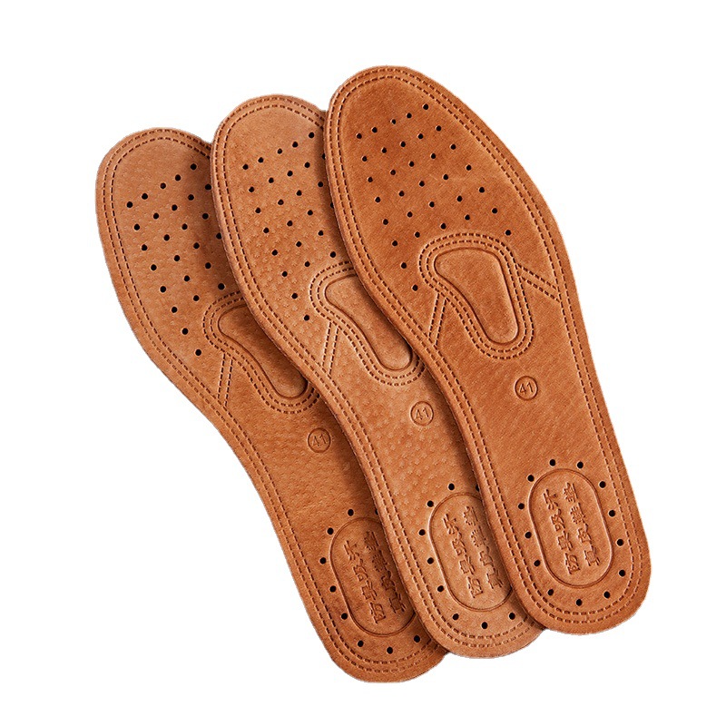 Leather insoles are sweat-absorbing, odor-proof and breathable. Pigskin insoles are suitable for men's and women's sports shoes. Spring, summer and autumn insoles Item Picture