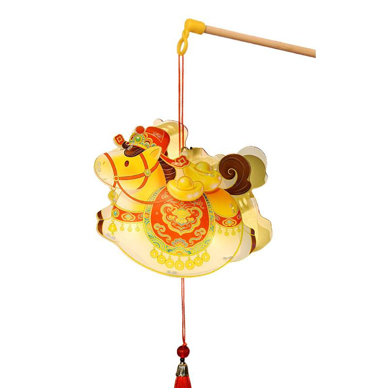 灯笼/电灯笼/植绒布龙凤灯笼/跑马灯笼/灯笼七彩白底实物图