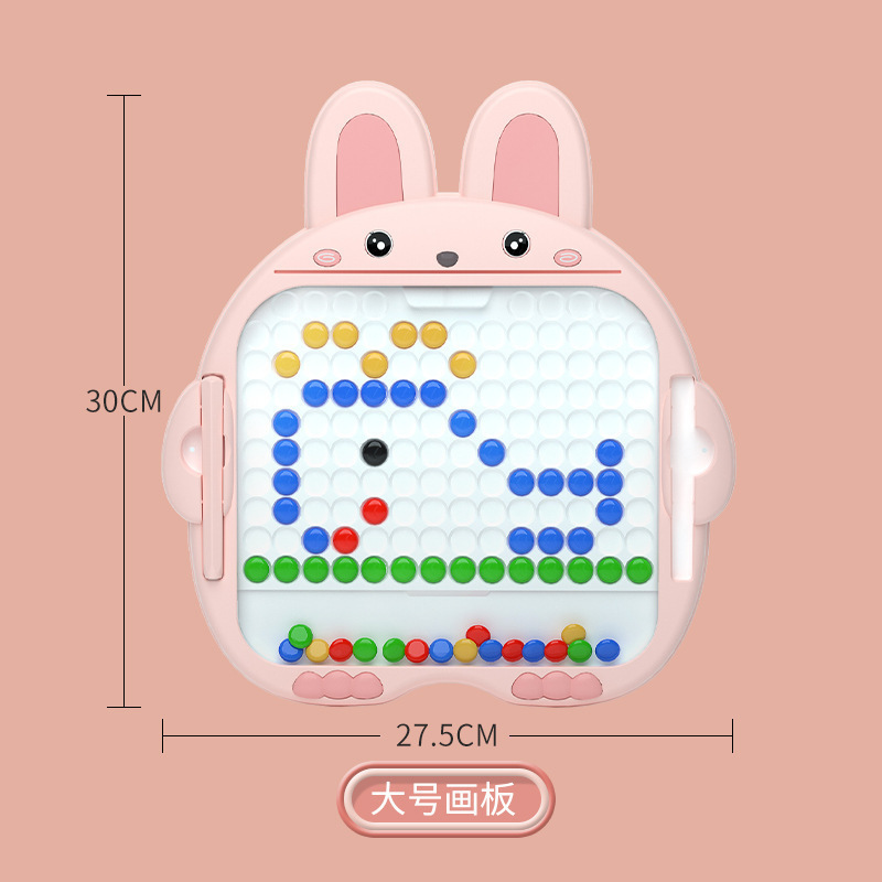 Cross-border best-selling cute rabbit magnetic pen drawing board, magnetic pen control, baby enlightenment, children's educational toy wholesale Application Scenario