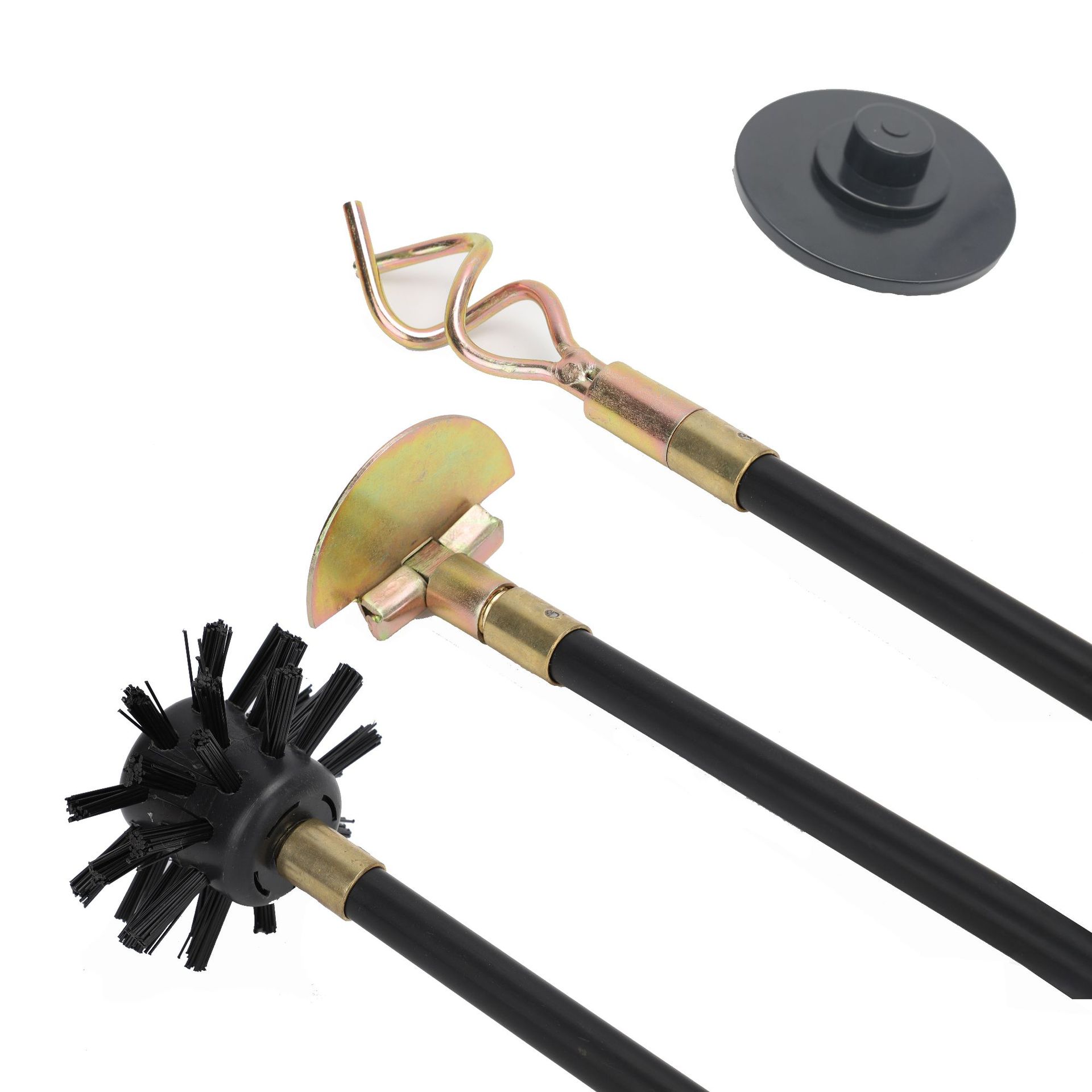 Amazon's best-selling drain cleaning rod, pipe unclogging tool, adjustable length unclogging set, cleaning set Item Picture