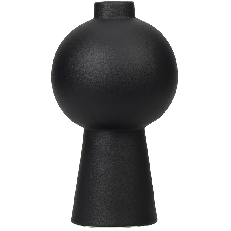 2025 Nordic minimalist Ceramic vases, light luxury dried flower arrangements, home living room and bedroom decorative items, cross-border best-selling vase ornaments Item Picture