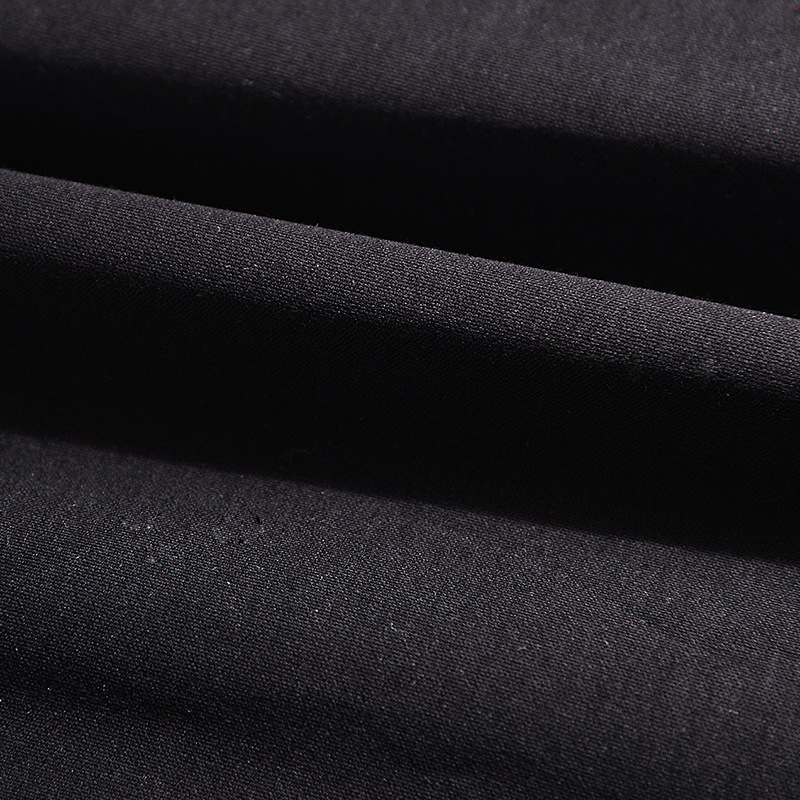 高纱支丝光双面布100支双股丝光棉双面高端T恤休闲服装面料细节图