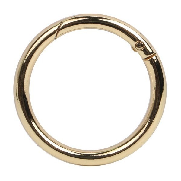 diy zinc alloy spring buckle, metal open ring, circular ring, activity key chain, women's bag accessory, hook buckle, connecting ring Item Picture