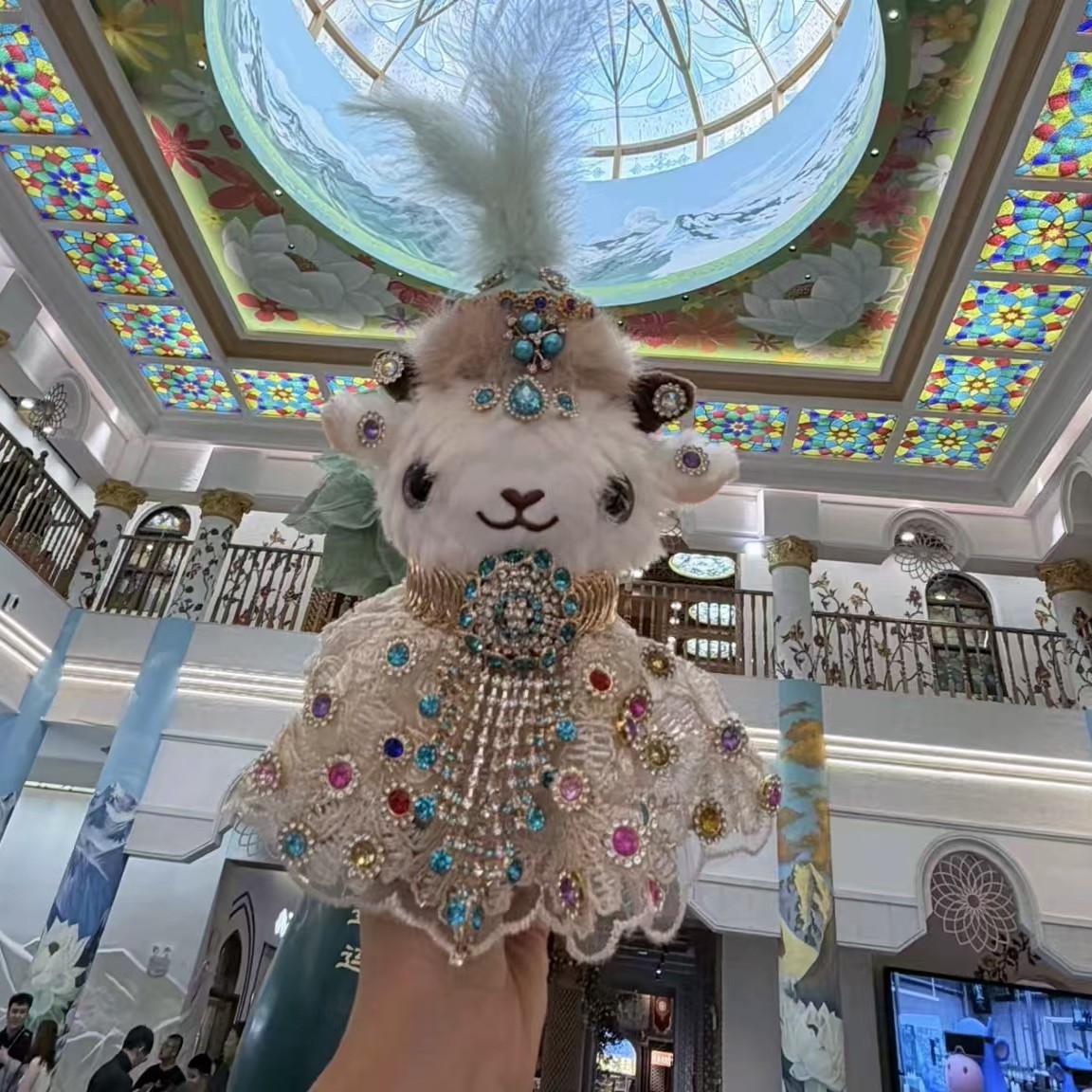 Xinjiang little sheep dolls, small pendants, plush toys, cultural and creative little sheep bags, hanging decorations, tourist souvenirs Application Scenario