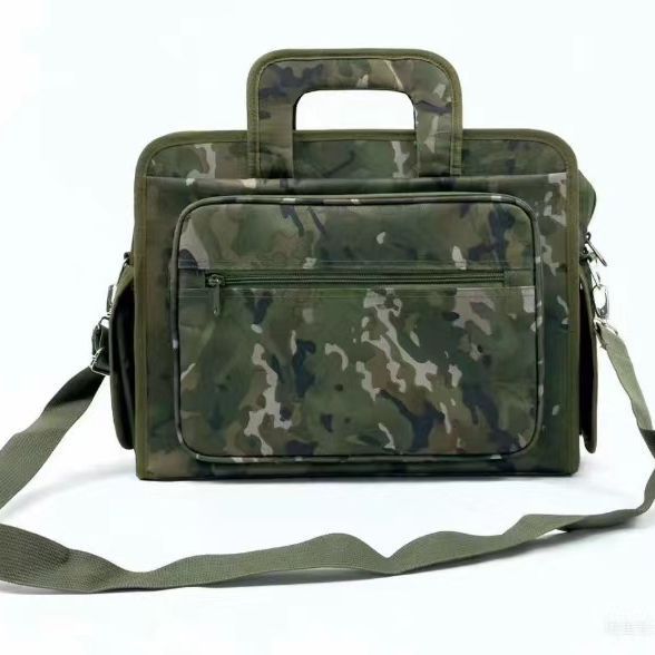 战术指挥作业包迷彩电脑包挎多功能公文包背包单肩斜挎包户外logo