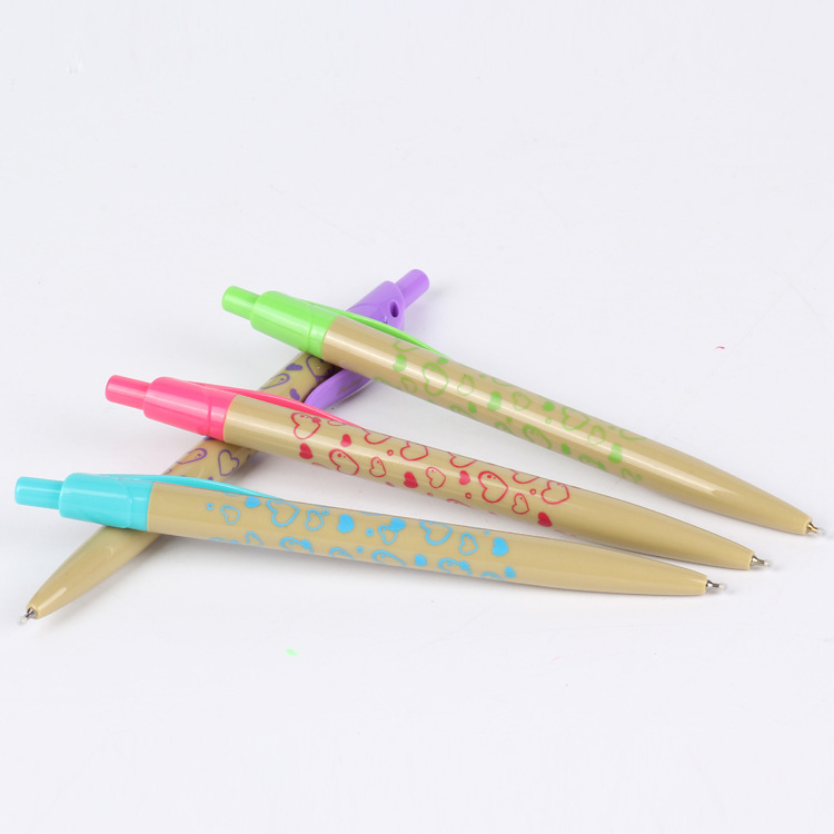 Manufacturer's ballpoint pen enterprise advertising promotion pen Press plastic oil pen 5738 Tianfeng Ballpoint pen Specification drawing