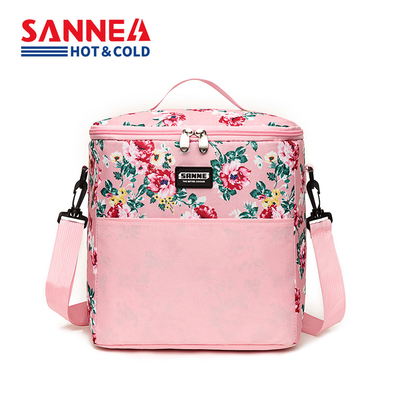 Sanneng nuevo oxford cloth aislante lonchera bolsa EVA interior impermeable mantener fresco paquete de hielo de gran capacidad paquete de picnic engrosado Specification image